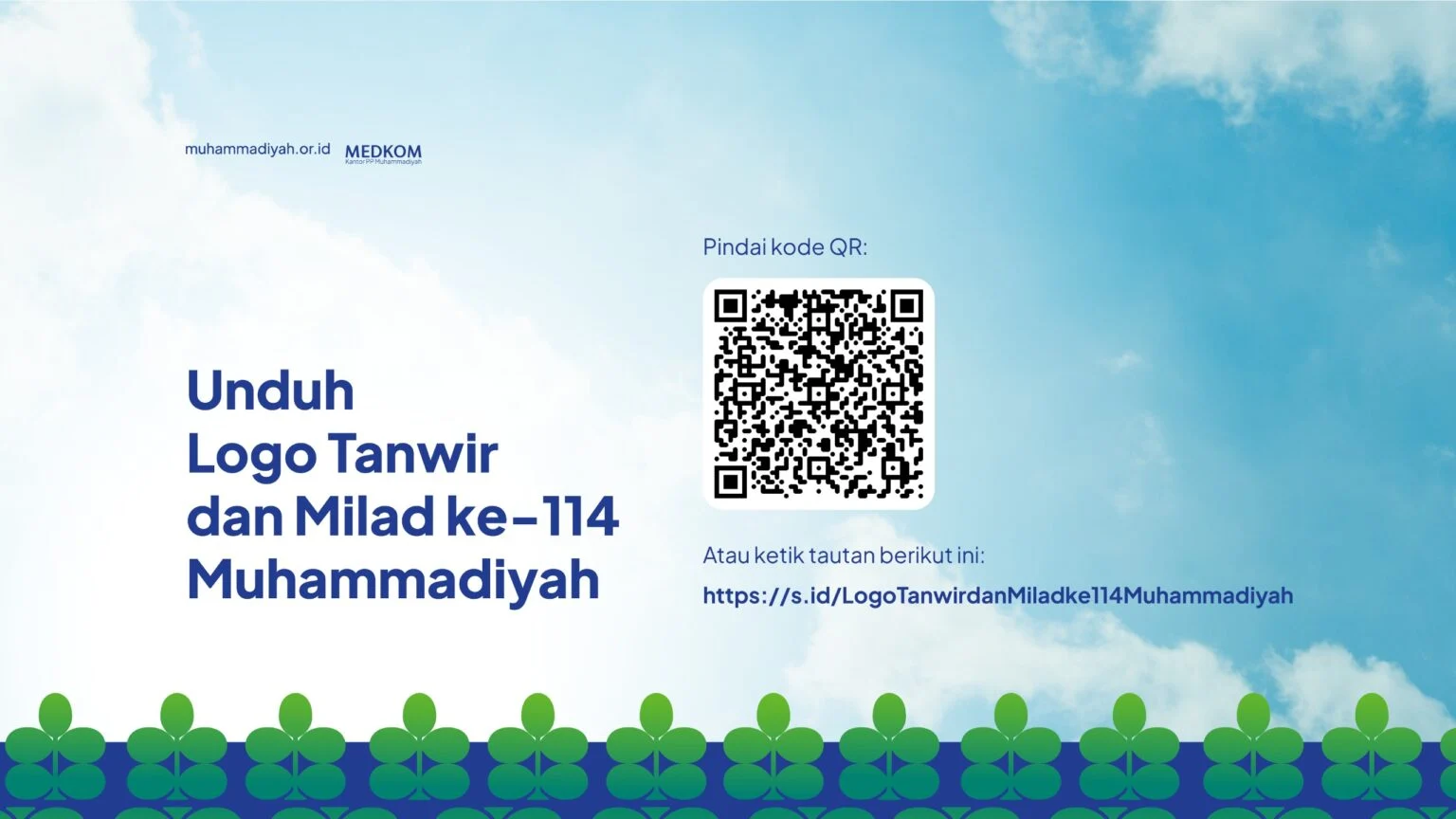 Logo Tanwir dan Milad ke-114 Muhammadiyah Resmi Diluncurkan, Ini Makna di Balik Daun Kelor