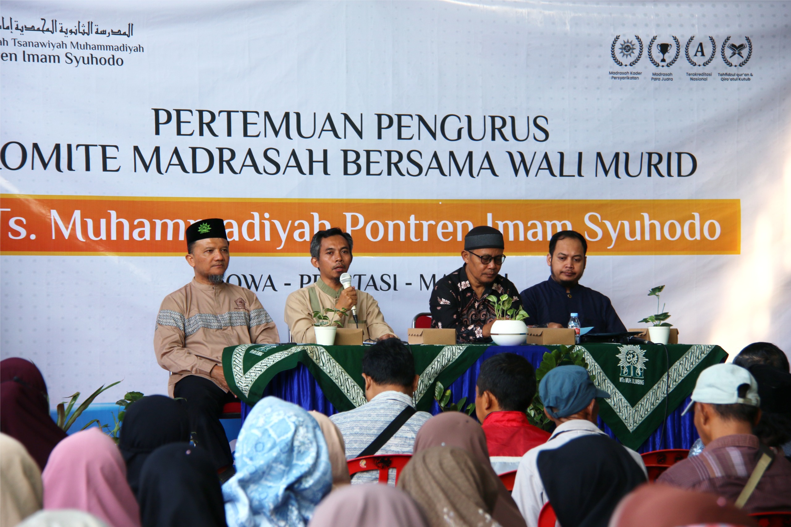 Komite MTs Muhammadiyah Pontren Imam Syuhodo Gelar Rapat Bersama Wali Murid Bahas Anggaran Pendidikan